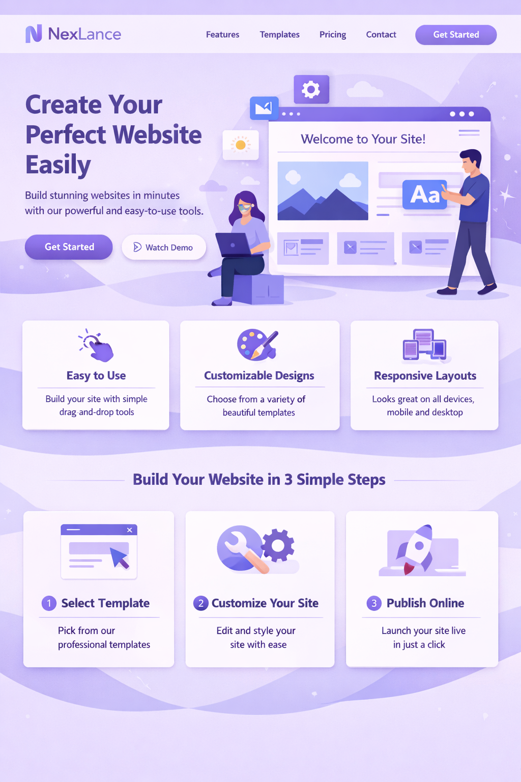 Nexlance workflow preview